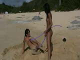 Girls on the nudist beach